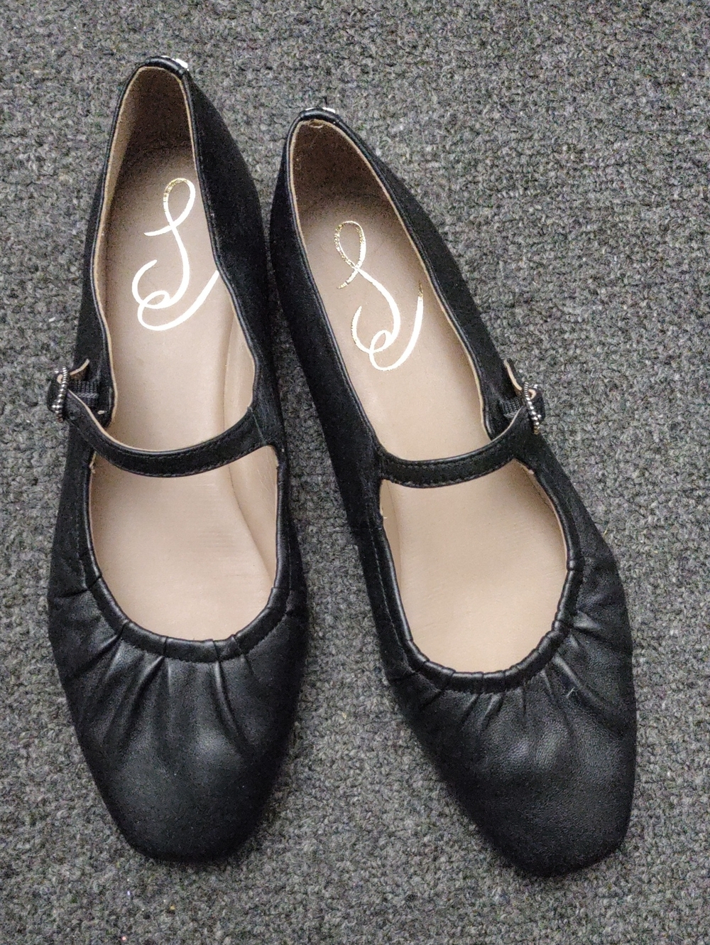 Sam Edelman Black Mary Jane Ballet Flats
